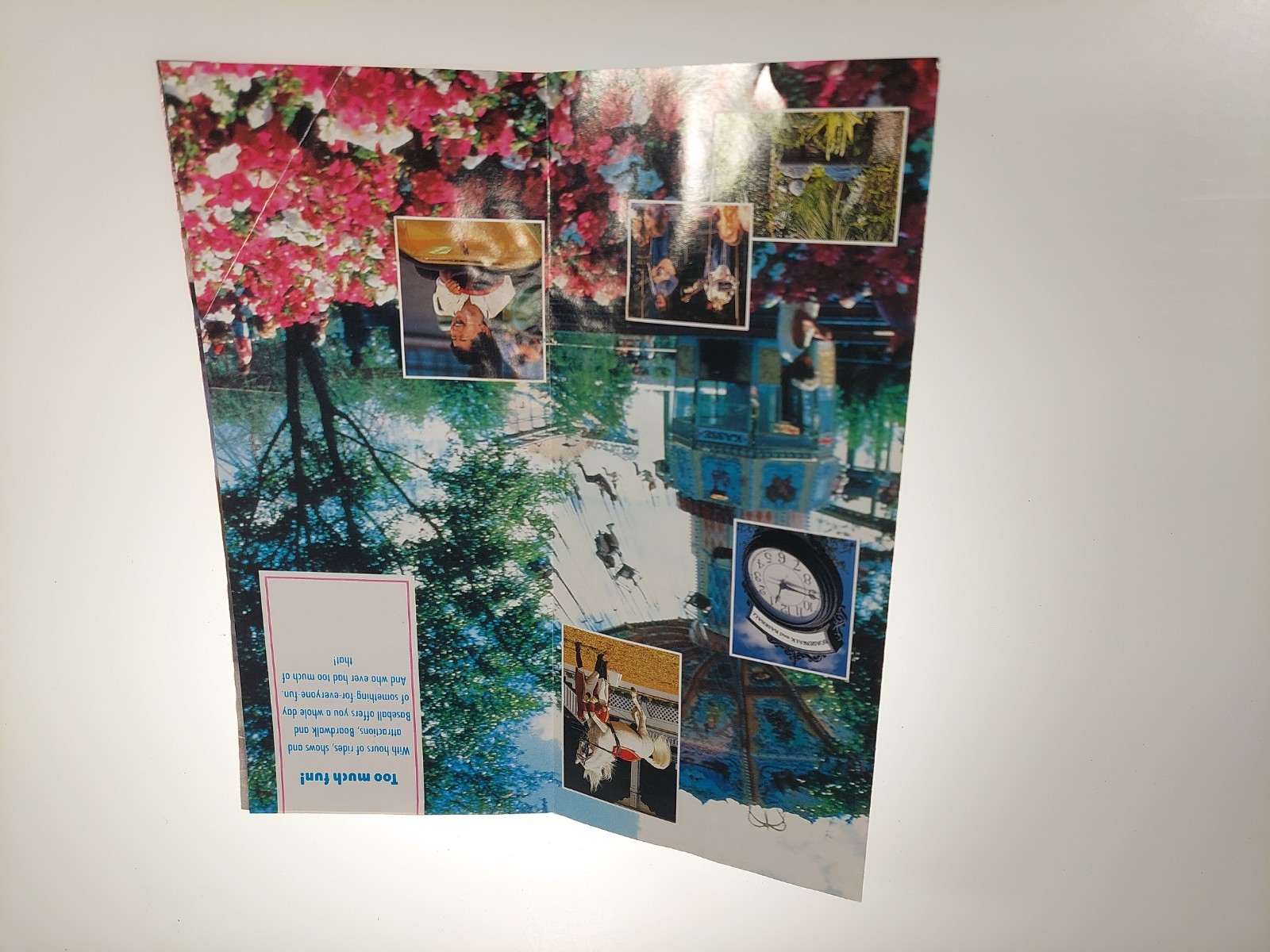 Boardwalk and Baseball Davenport Florida Theme Park Travel Brochure 1989