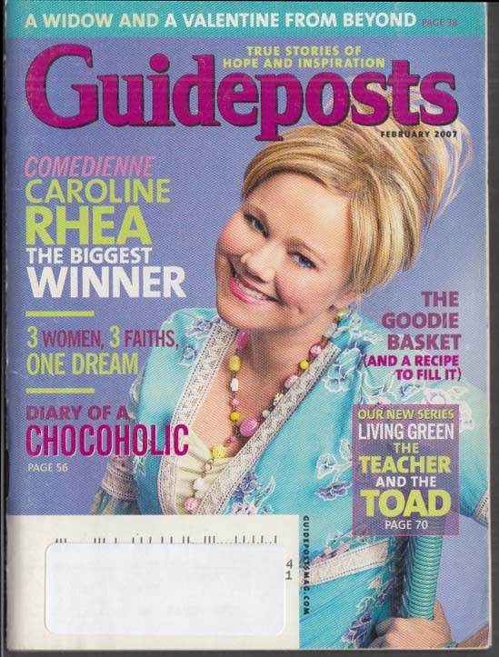 GUIDEPOSTS 2 2007 Caroline Rhea; Diary of a Chocoholic +