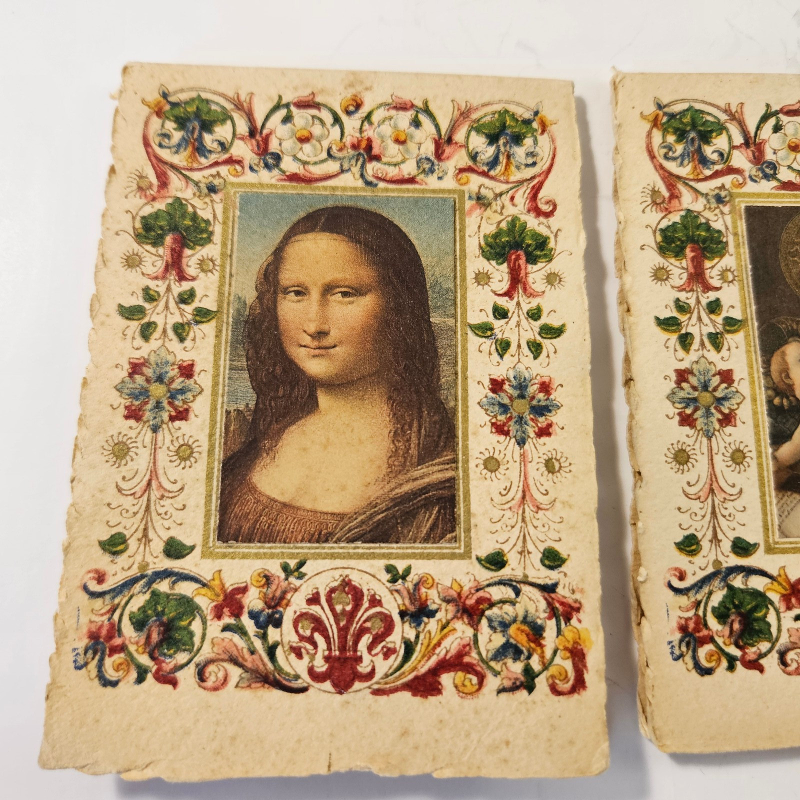 3 Vintage Different Graphic’s Shopping Note Pads Made In Italy
