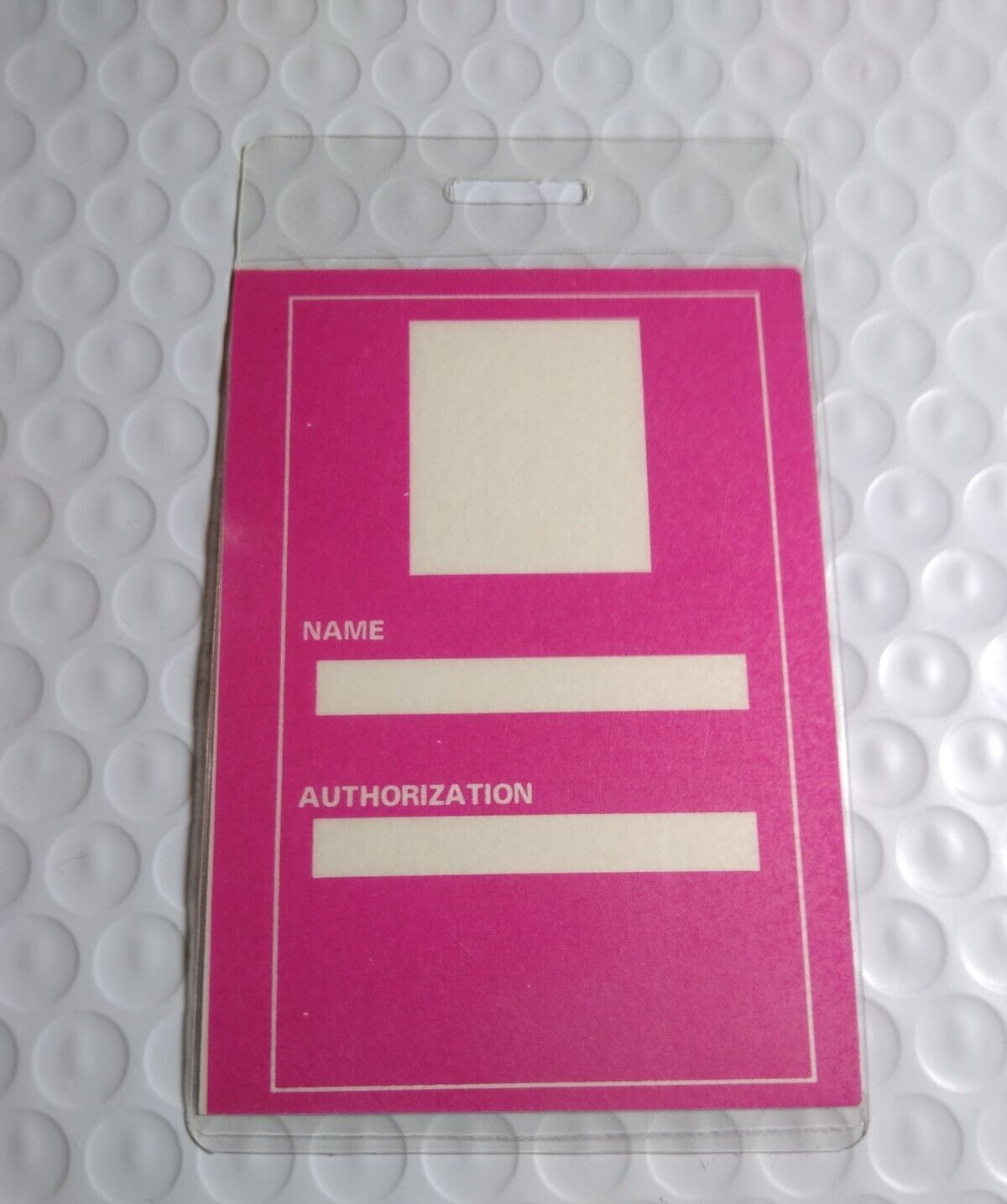 YES Drama Vintage Plastic Laminated Backstage Pass Original Prog Rock 1980
