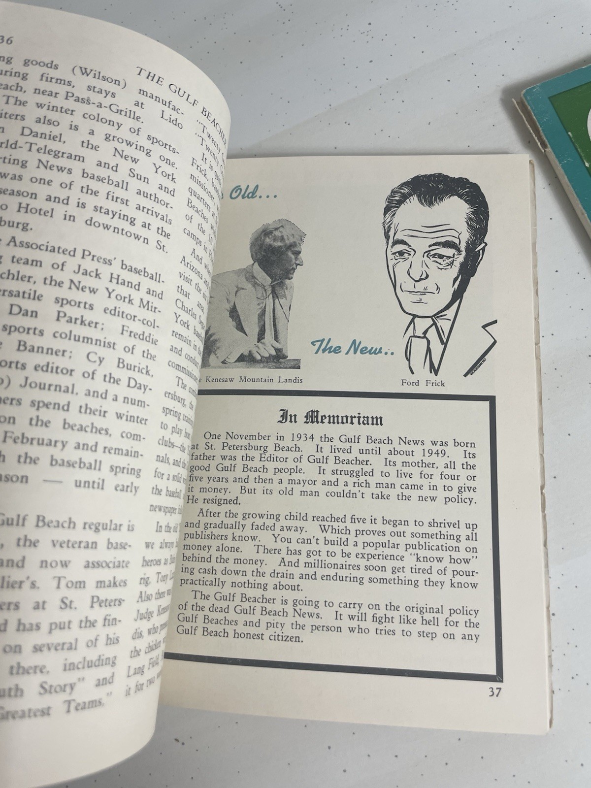 (2) 1950s Florida Tourist Brochure Ephemera Gulf Coast Gulf Beacher Rare 1st Ed
