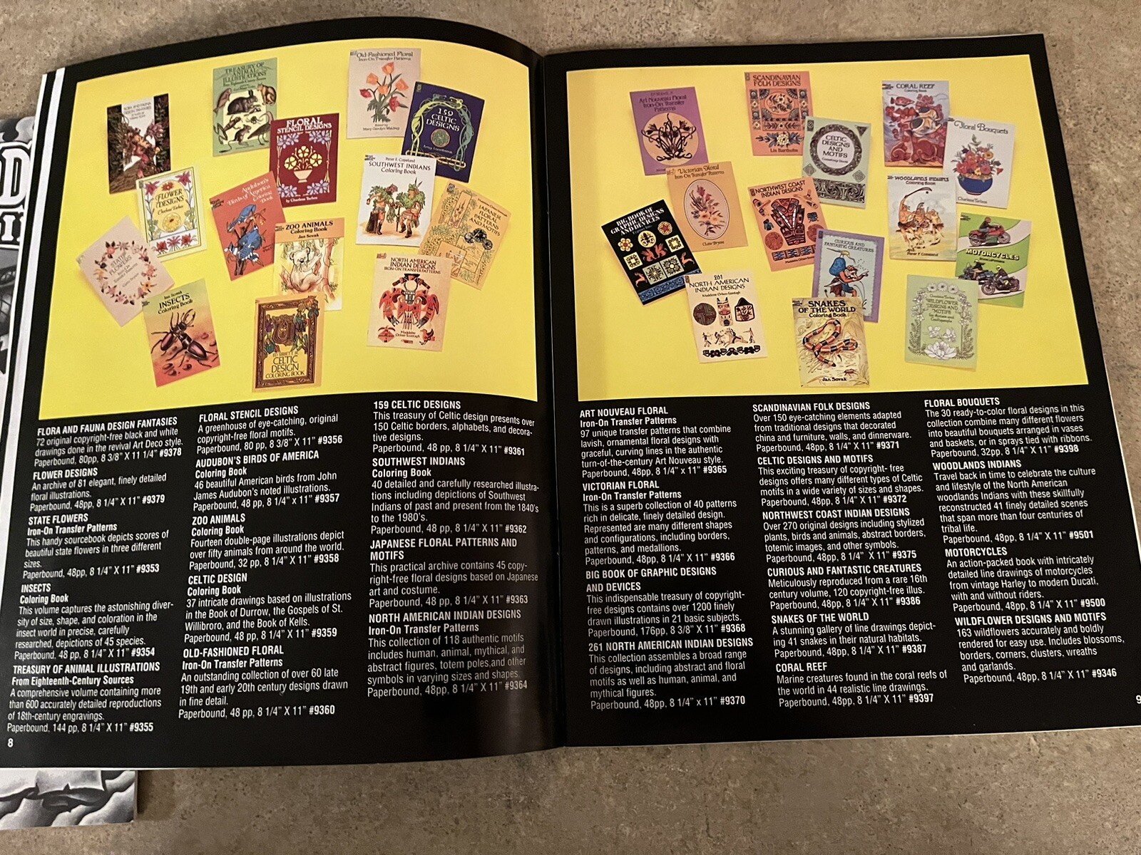 Vintage 1996-97 Huck Spaulding Ent Inc Tattoo Catalog Supplement & Price List