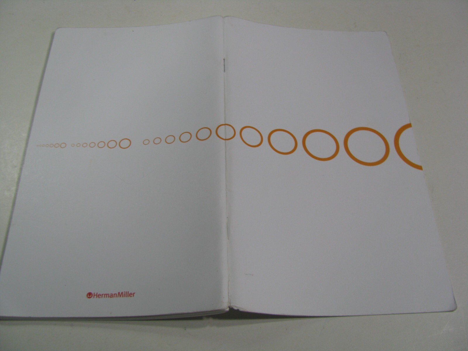 2008 Herman Miller Embody Chair Promo Sales Ad Advertising Lined Paper Notebook