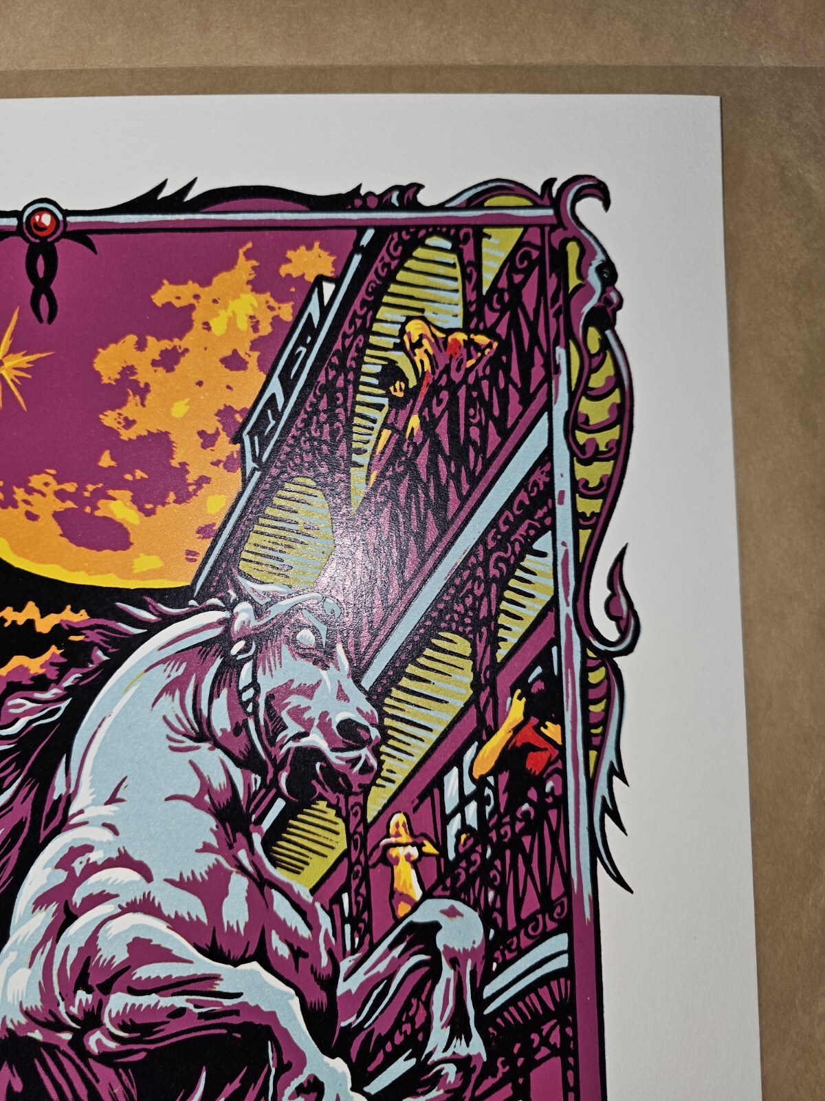 Official Widespread Panic Halloween New Orleans 2013 AJ Masthay Poster LINOCUT