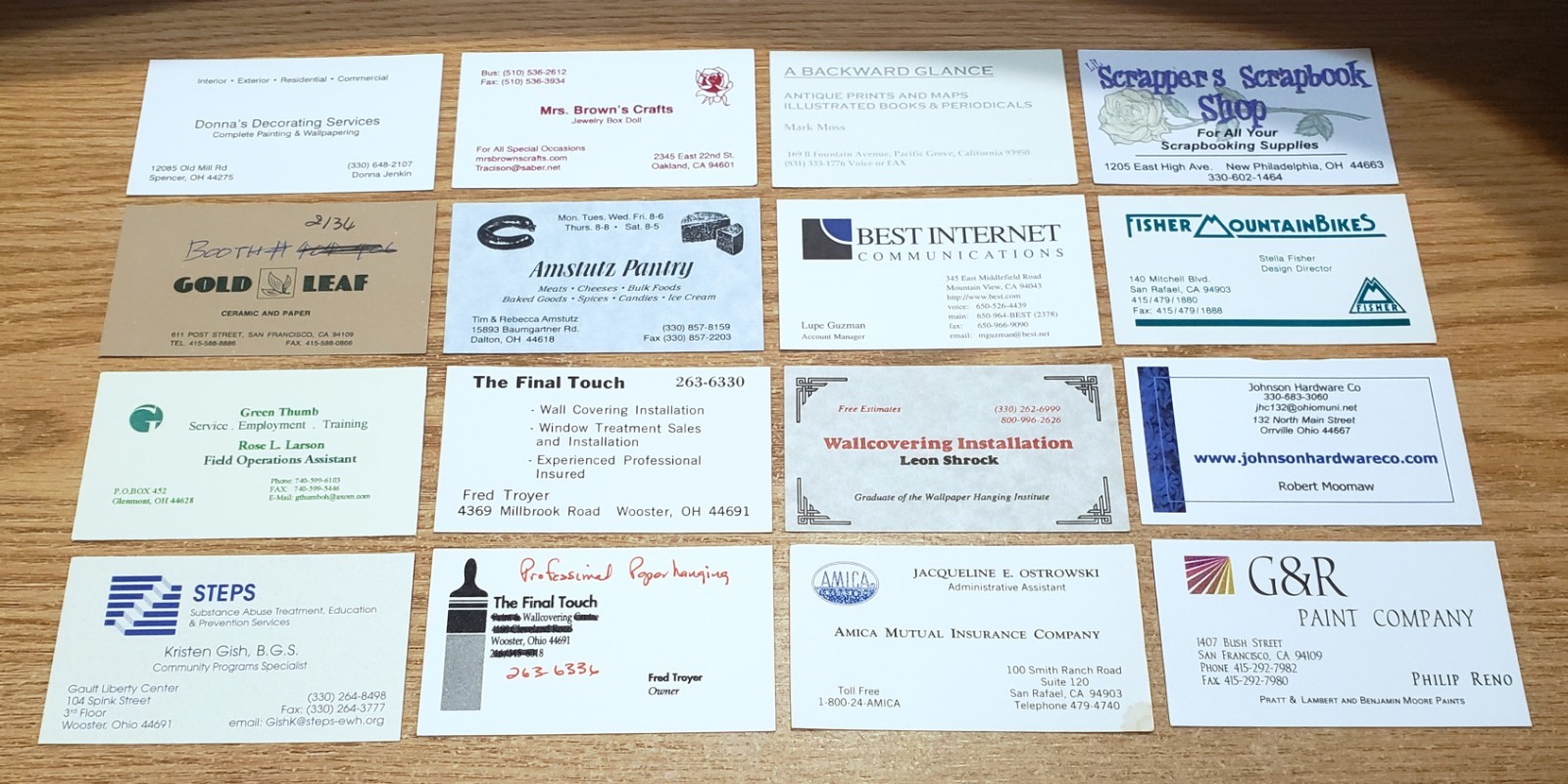 🔥 LOT of 100 MISC. Related BUSINESS CARDS for BUSINESS CARD COLLECTION L12