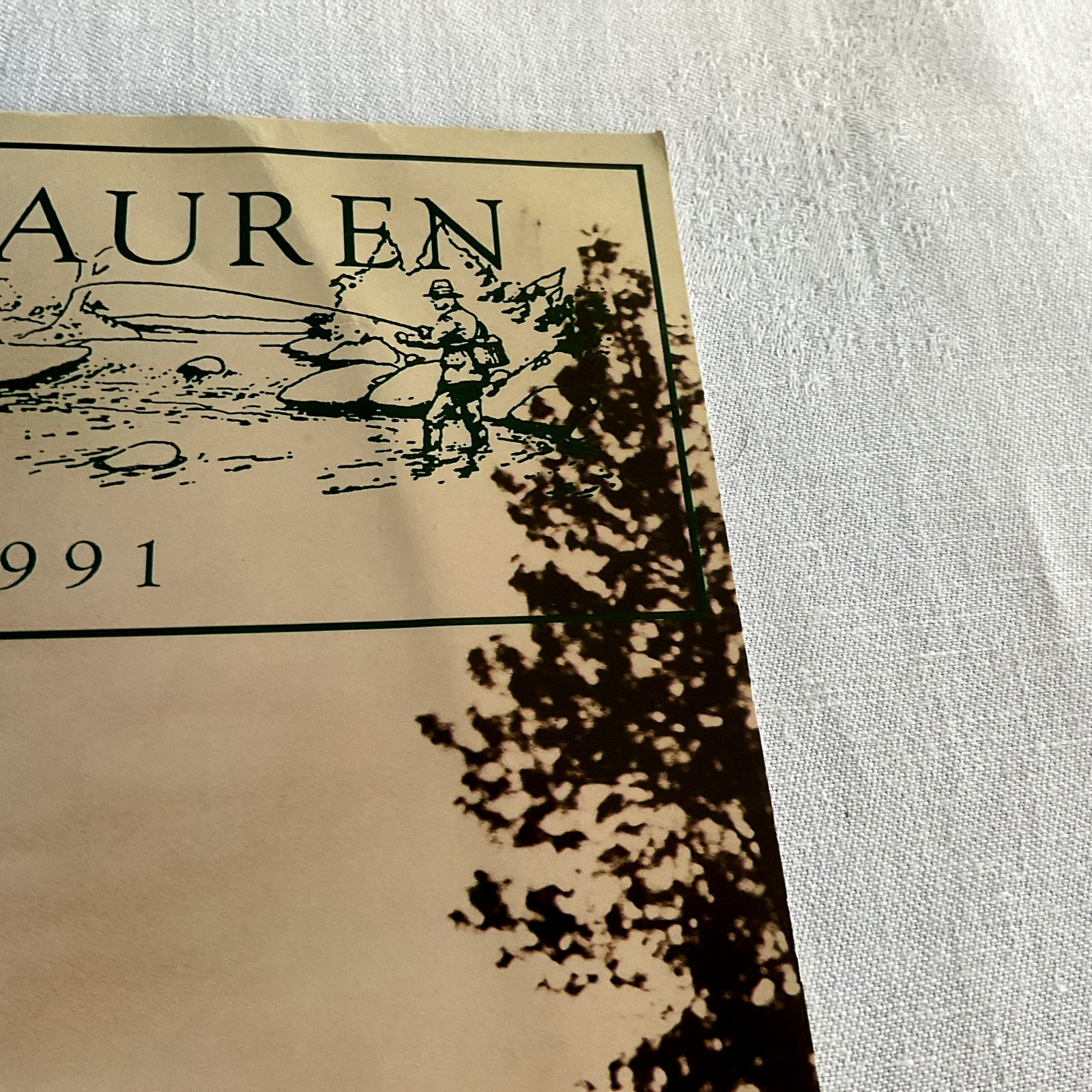 POLO Ralph Lauren Fall 1991 store catalog Vintage 12.5″ X 12.25″