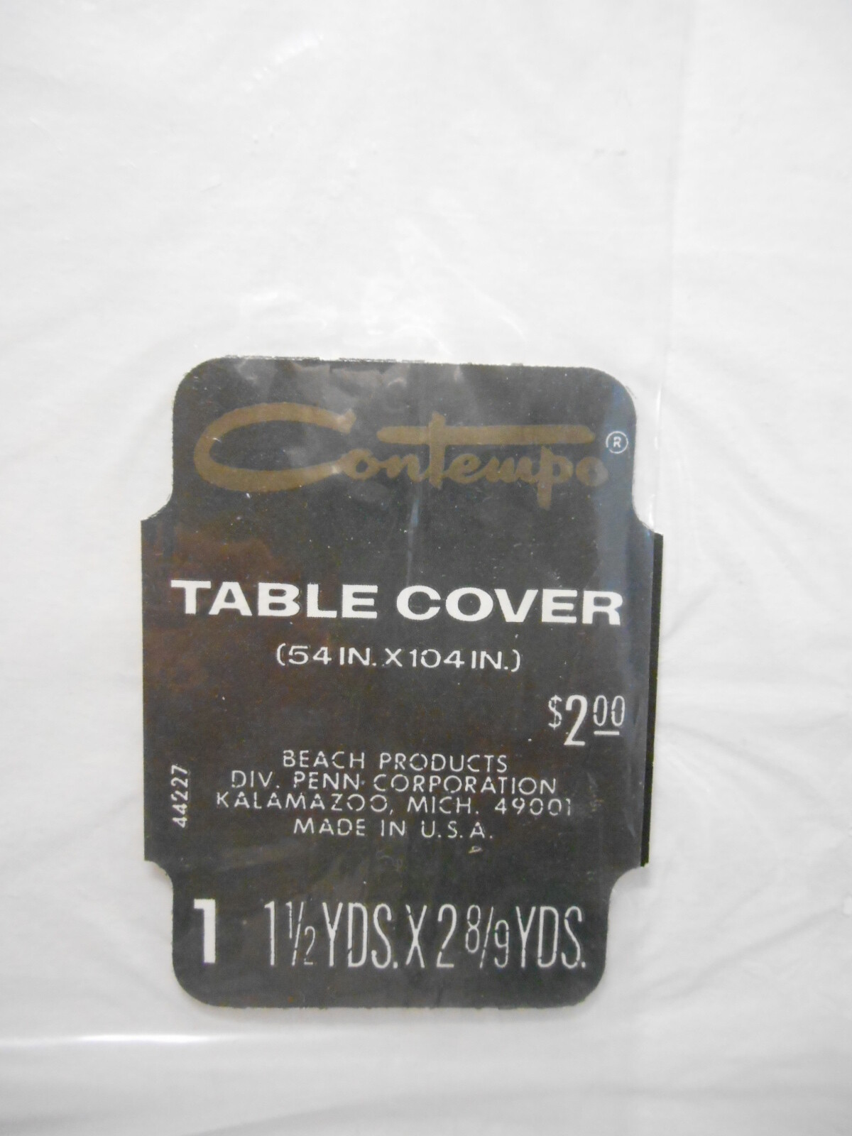 WOOFITS Elton & Angela Cartoon Birthday Party Tablecloth Vintage 1980’s SEALED