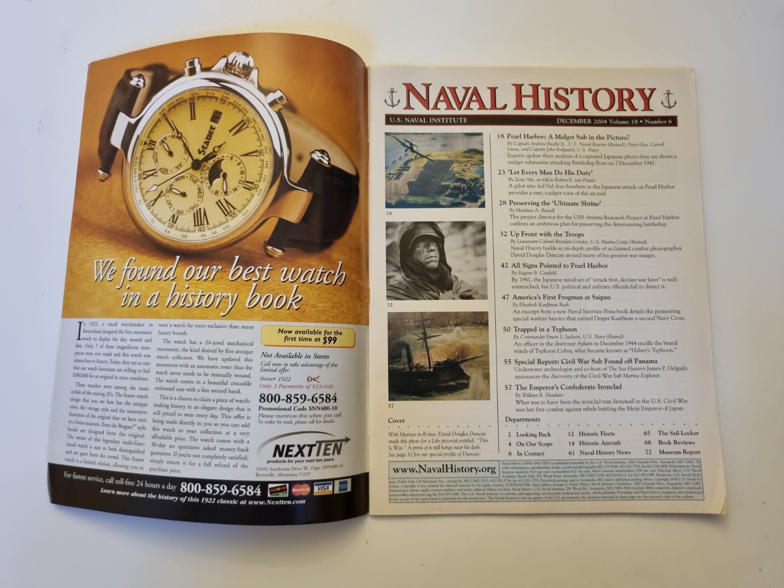 Naval History Magazine December 2004 Vol. 18 No.6