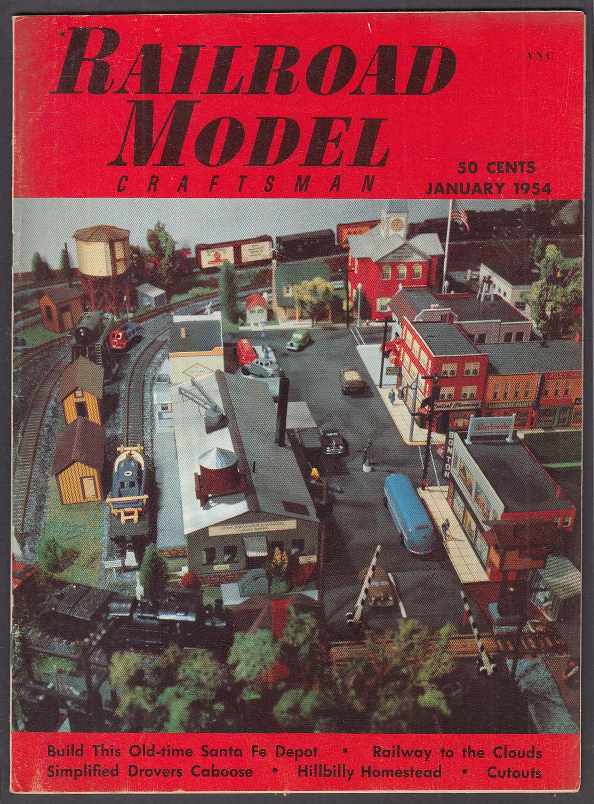 RAILROAD MODEL CRAFTSMAN Kirkgate & Dunmore Light Railway Super 2-10-4 HO 1 1954