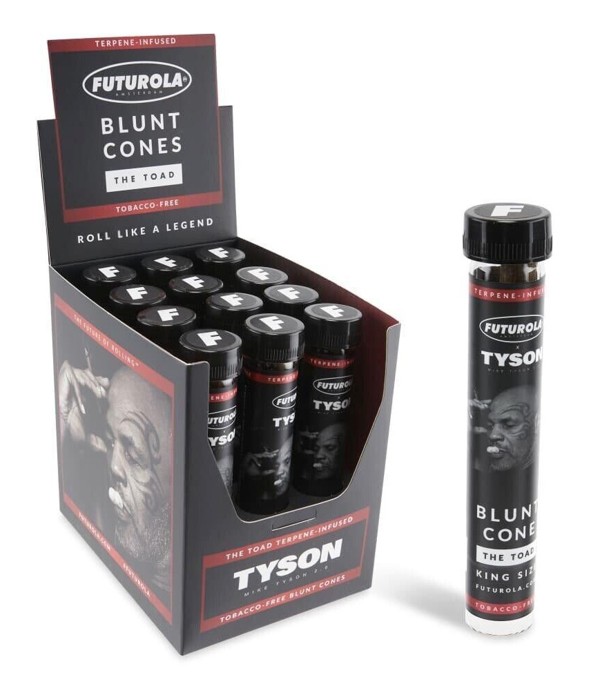 Tyson Ranch Futurola Rolling Cones The Toad – 12 Tubes x 1 Cone = 12 Cones| Seal
