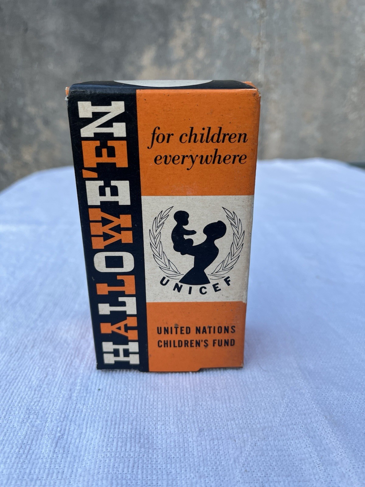 RARE Vintage 1950s-60s UNICEF HALLOWEEN Collection Container