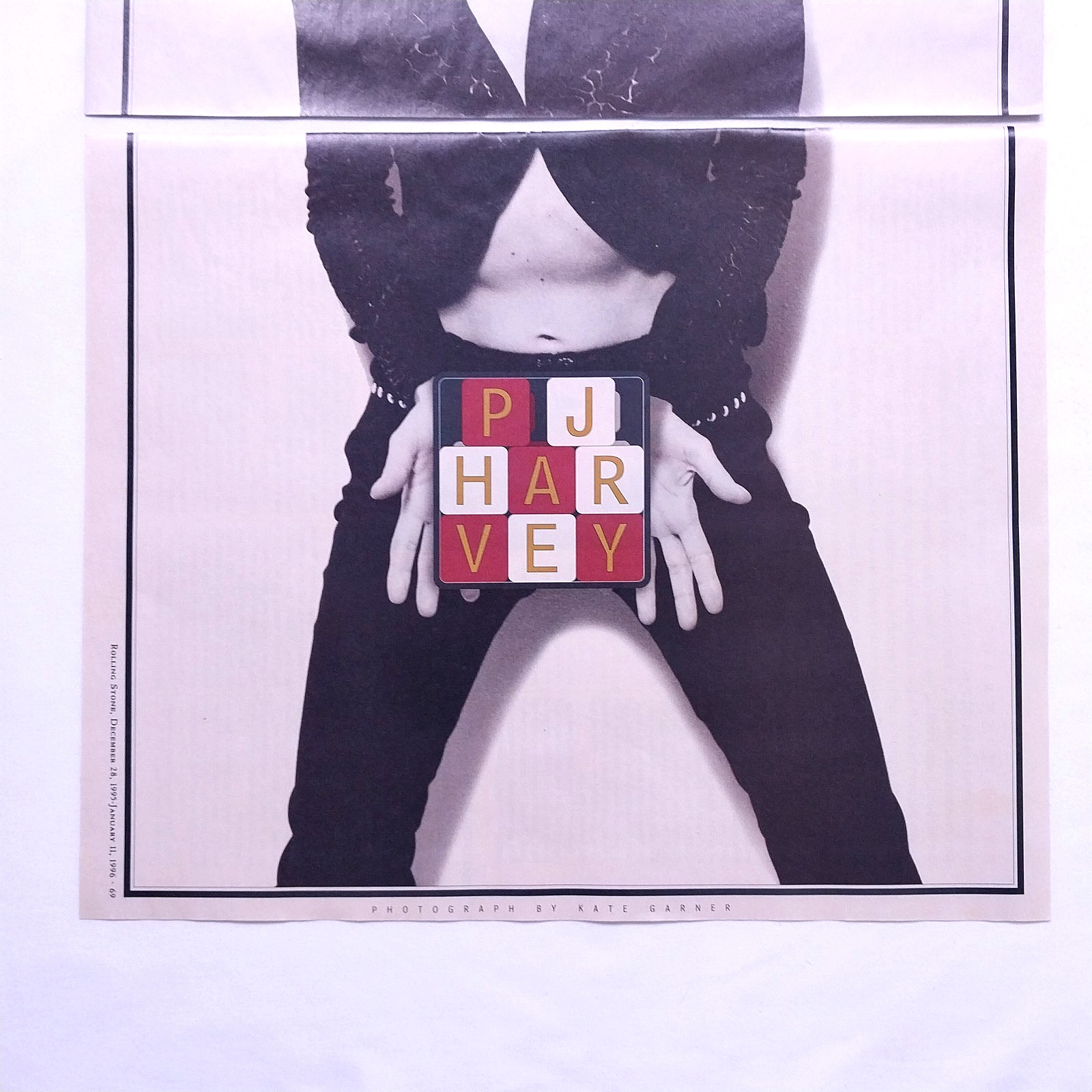 1995 PJ Harvey Vintage Photography Two Page Spread – Original Magazine Picture