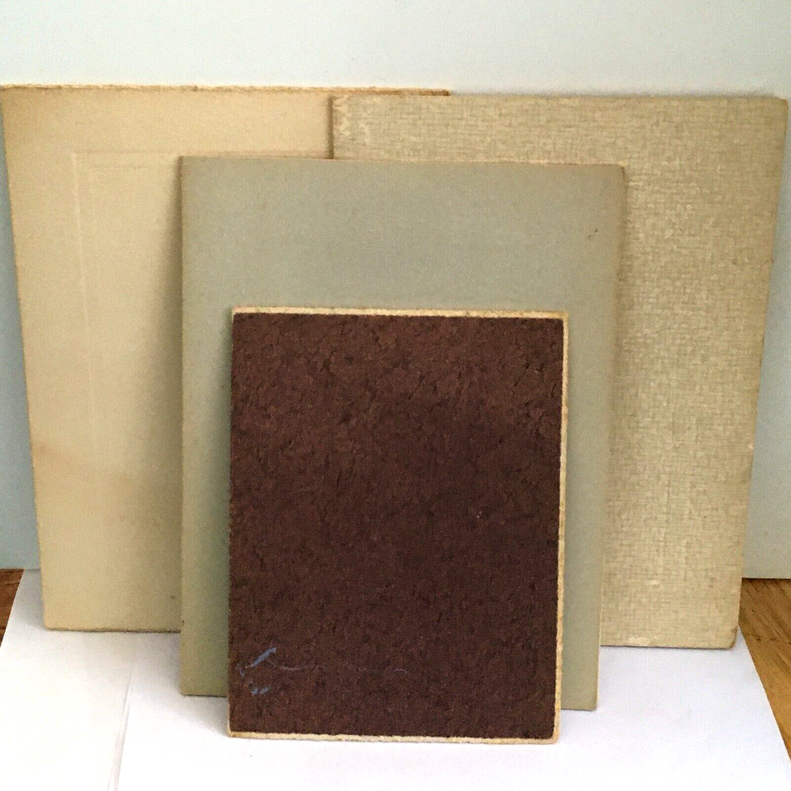 Vintage Rustic Farmhouse Old Antique Photograph Card Holders LOT OF 4