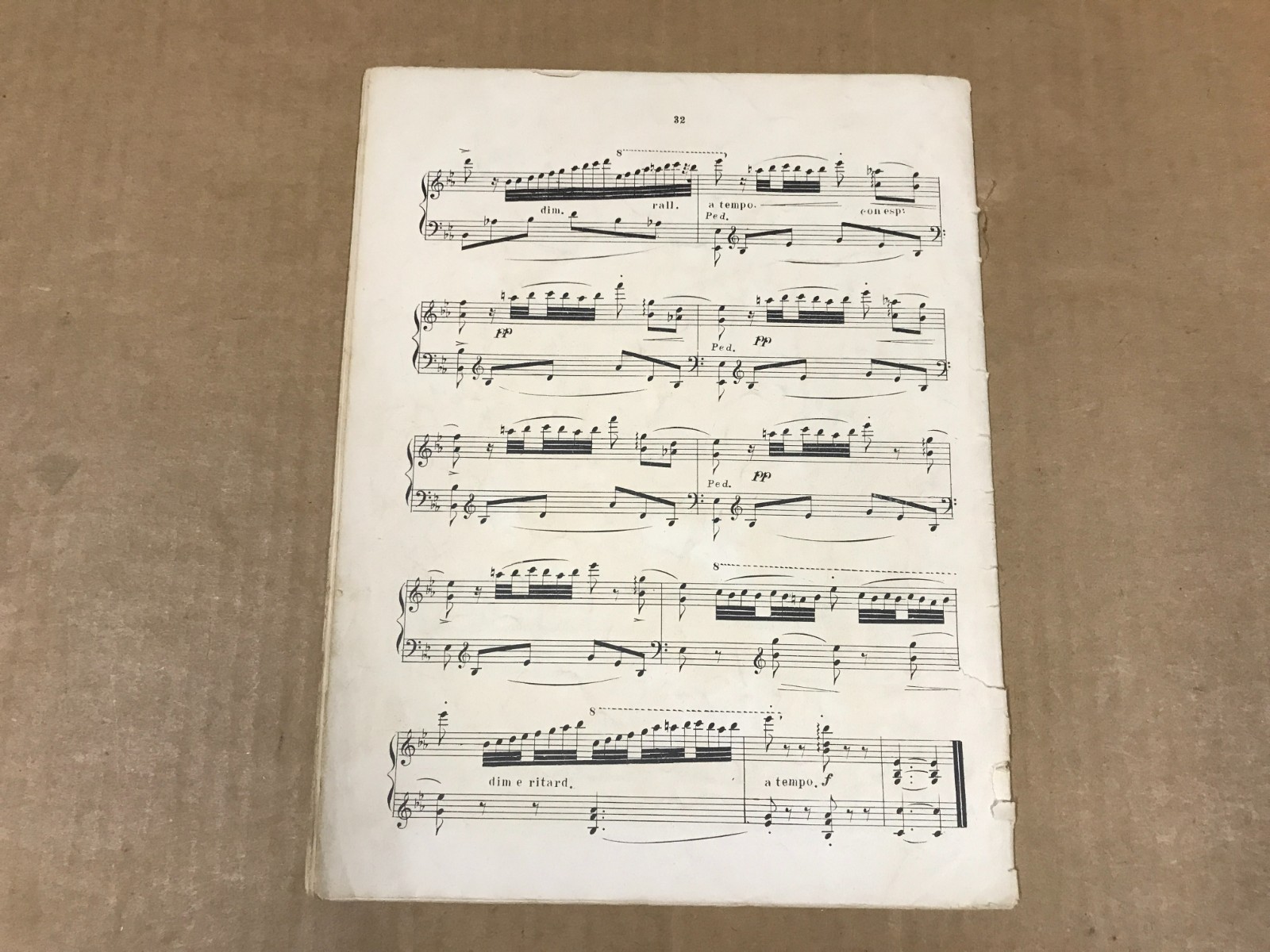 Vintage Popular Parlor Pieces For The Piano – Music Sheets