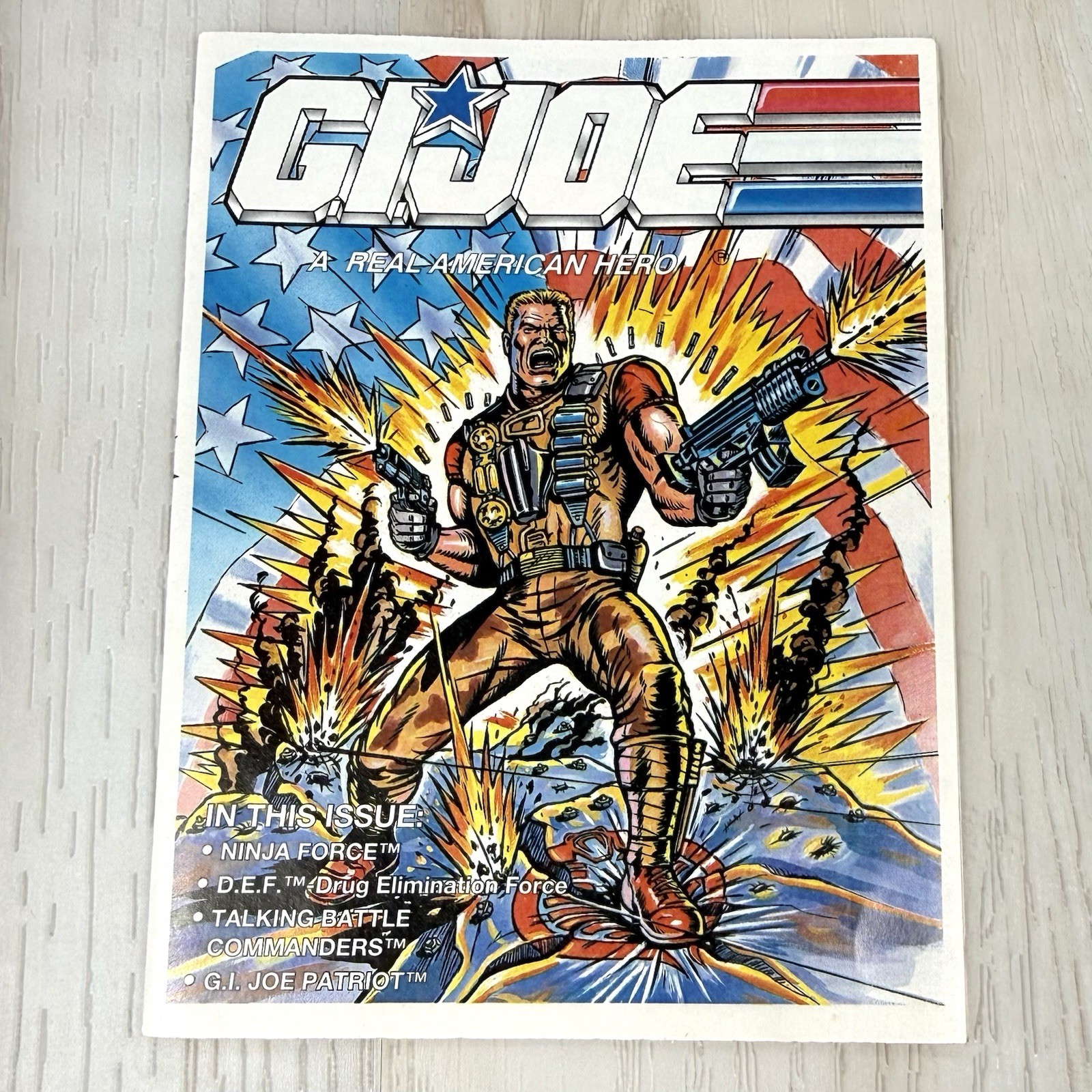 VTG 1991 HASBRO G.I. Joe Leaflet BROCHURE Catalog SPECIAL FORCES 5.75″x4.5″ EUC