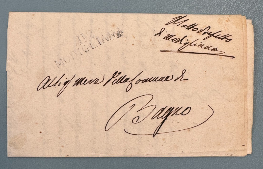 1813 Letter From MODIGLIANA (Conquered Territory Of The ARNO) 112 SUP