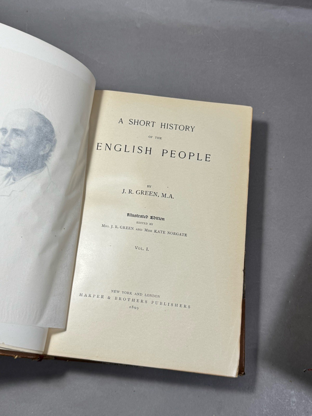 A Short History of the English People by J.R. Green 1899 England Illustrated