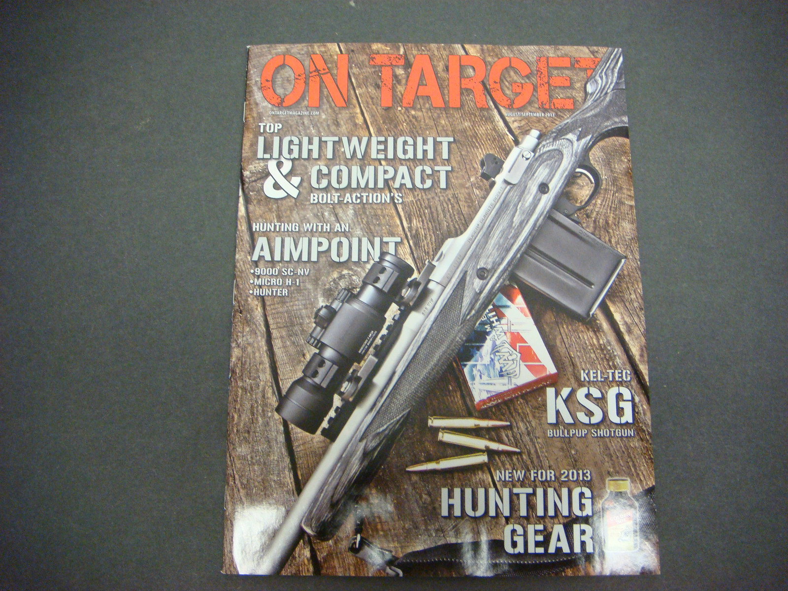 On Target Magazine August-September 2013 Lightweight Compact Bolt-Actions M3457