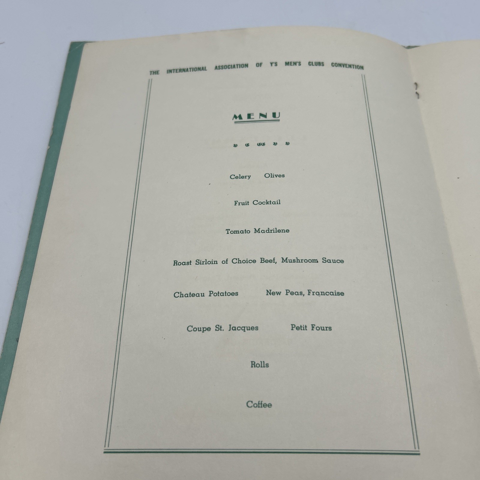 Souvenir Programme The International Association Of Y’s Men’s Clubs 1952