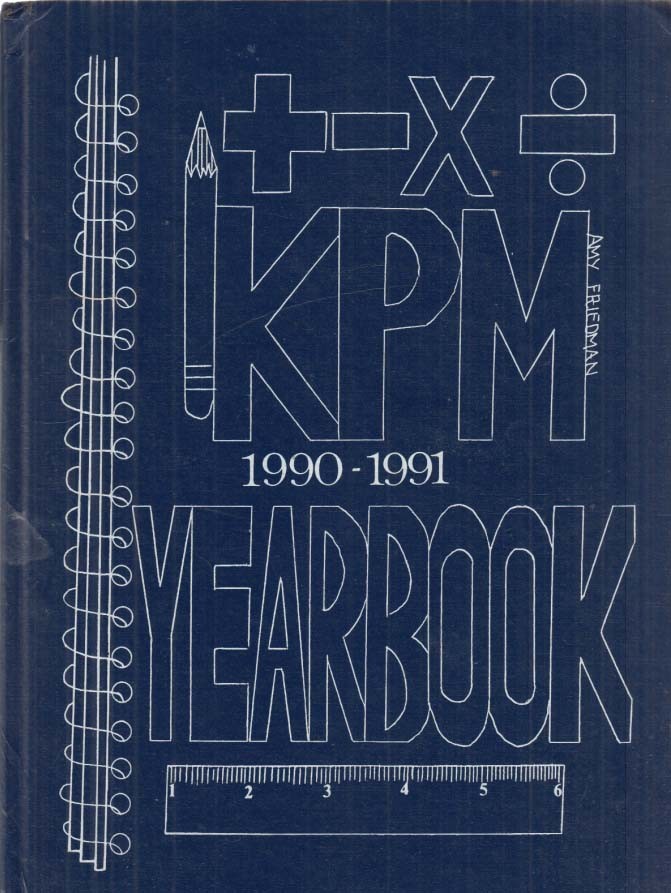 1990-1991 King Philip Middle School Yearbook West Hartford CT
