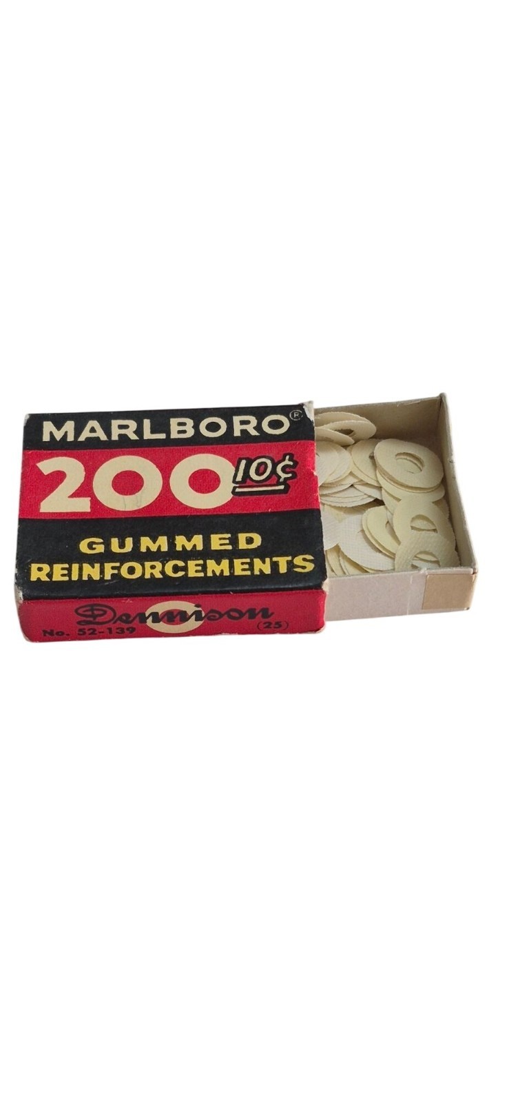 Vintage Marlboro Dennison 200 Gummed Reinforcements No. 52-139