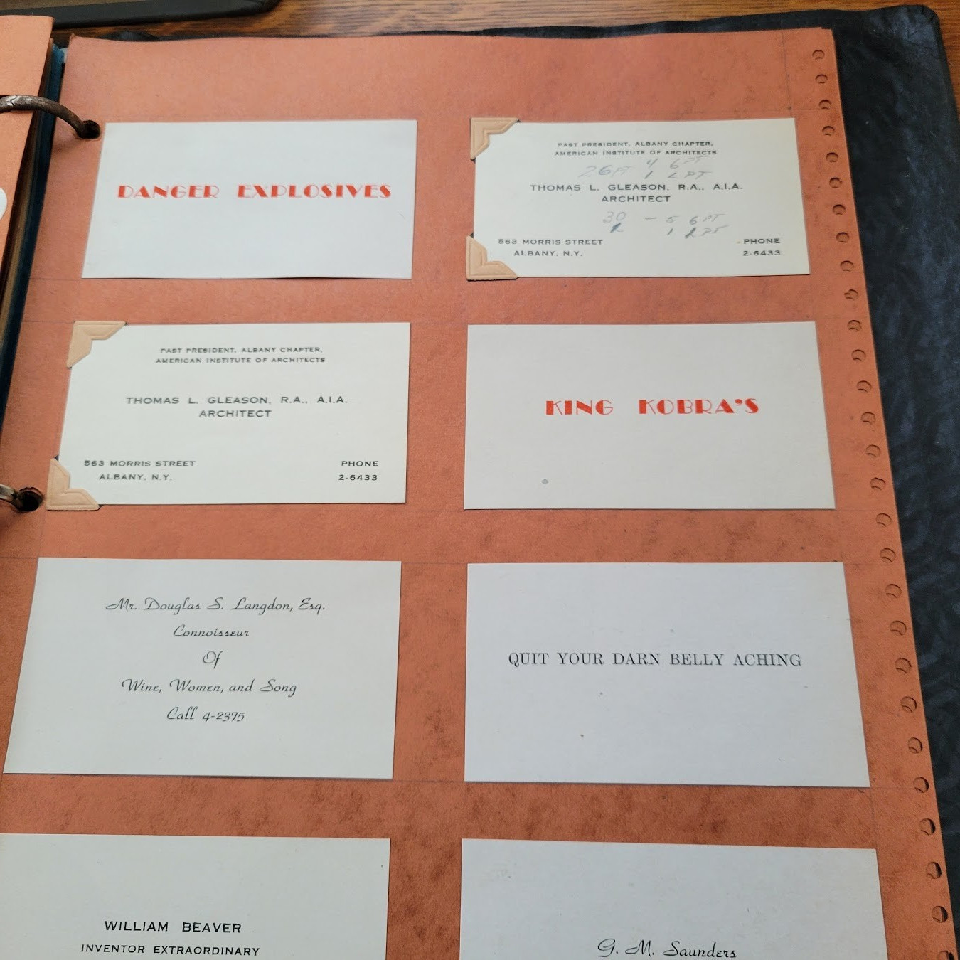 1940’s Print Shop sales catalog & paper samples – Letterheads/Business Cards