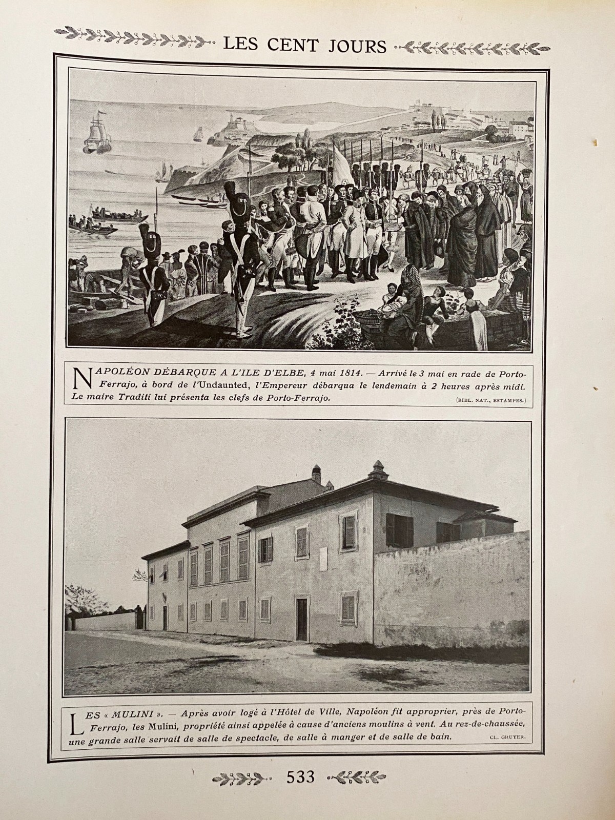 Napoleon Gravure 1920 – The Hundred Days