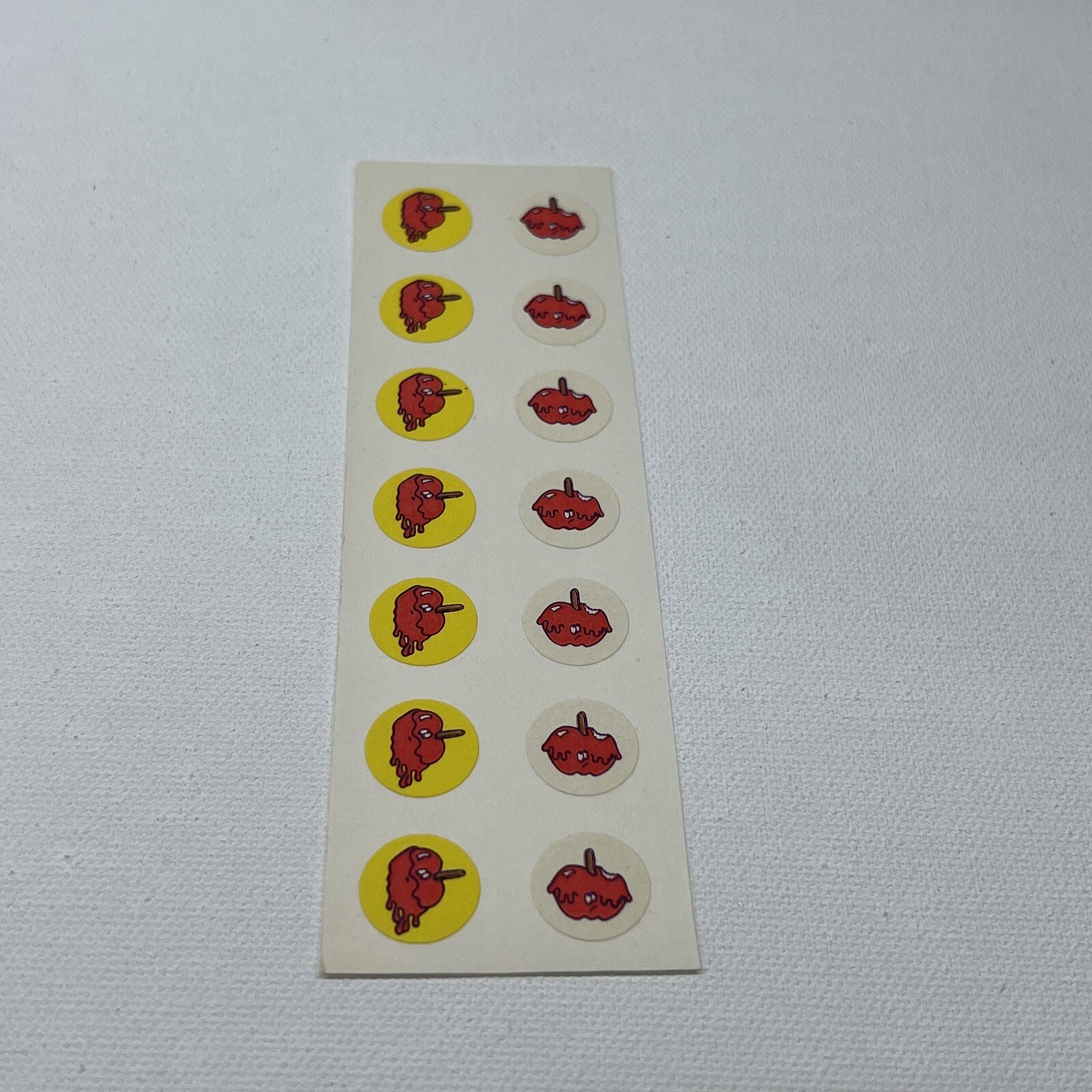 RARE Vintage Matte Scratch & Sniff Stickers 70’s Candy Apple Small Stickers