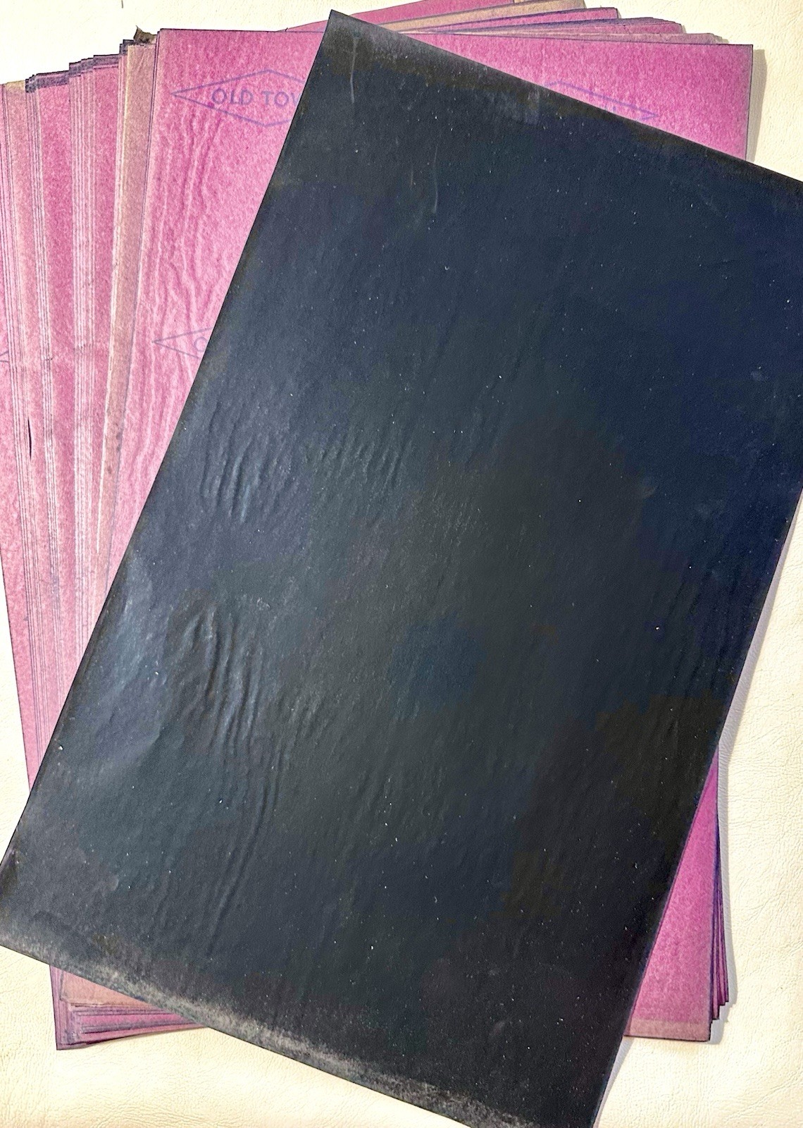 Vtg Old Town Spirit Master Hectograph Carbon Paper 8.5″ x 14″ Lot 24 Sheets NOS