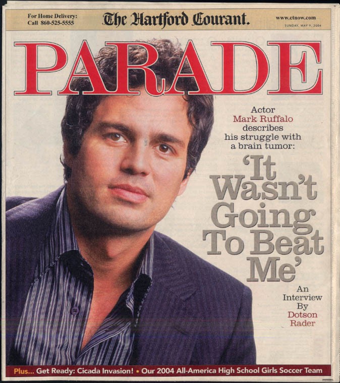 PARADE Magazine 5/9 2004 Mark Ruffalo Kathryn Morris; Girl HS Soccer All-America