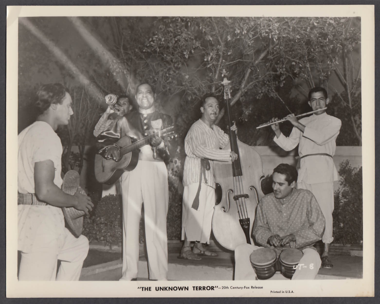 Sir Lancelot band in The Unknown Terror 8×10 publicity photo 1957