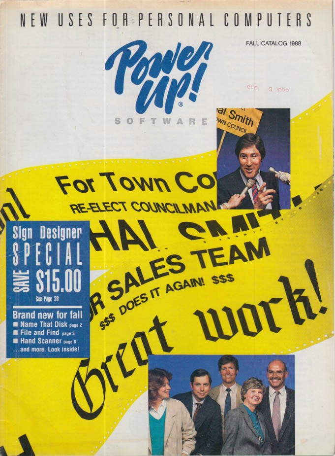 POWER UP SOFTWARE: Personal Computer Fall Catalog 1988