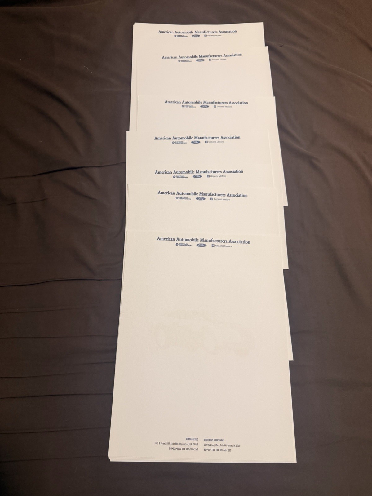 Letterhead 100 Sheets Of PLANE TRAIN AUTO Vintage Stationery Unused Lot