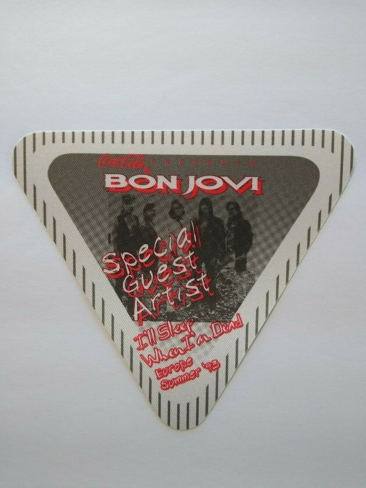 Bon Jovi Backstage Pass I’ll Sleep When I’m Dead Tour 1993 Hard Rock Concert