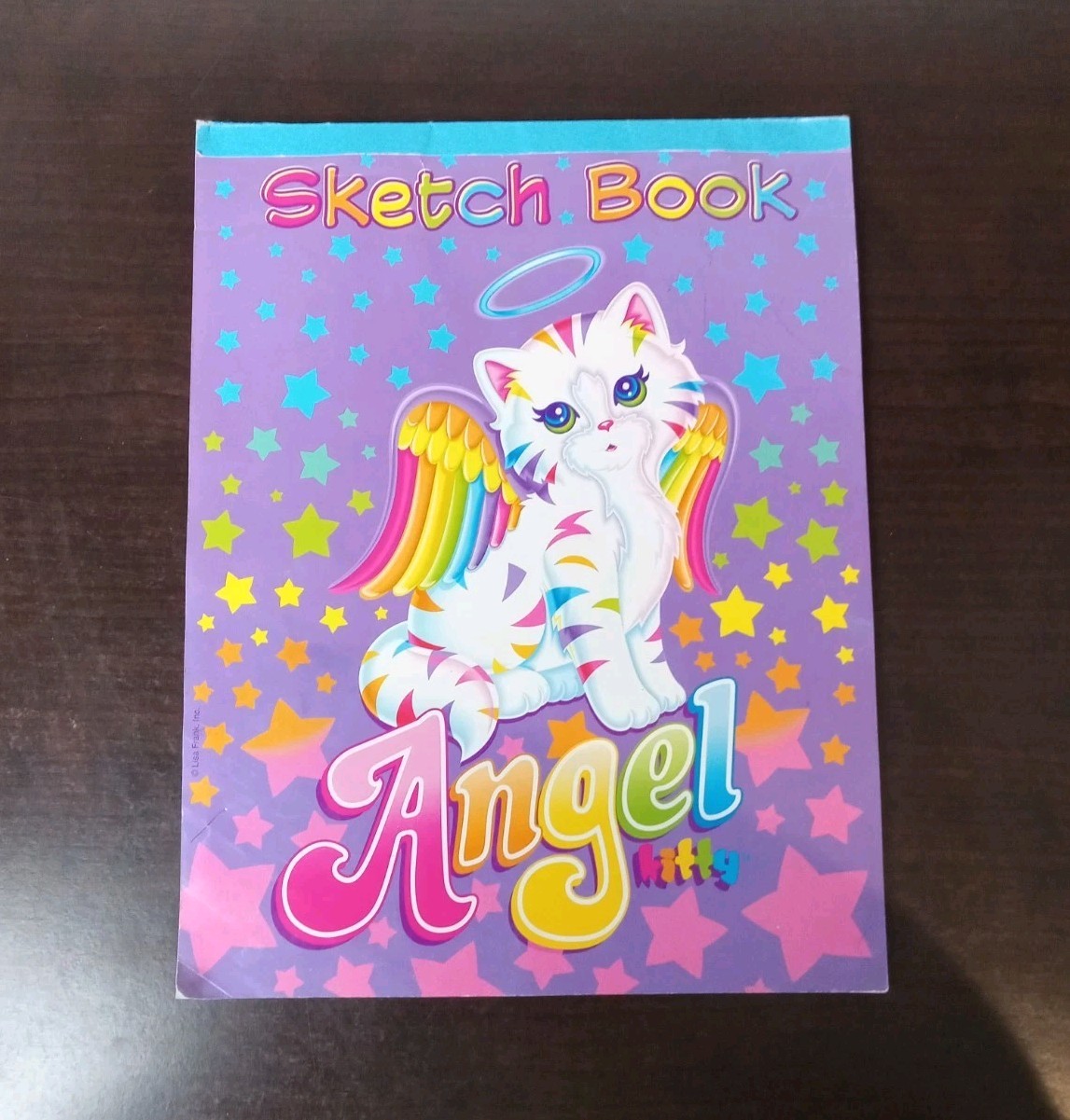 Lisa Frank Angel Kitty Sketch Book Tear And Share Pages Kitten Cat 90s Colorful