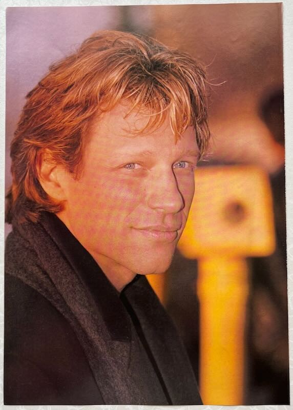 Jon Bon Jovi 1996 PIN UP & CLIPPING MAGAZINE IR 3M 4PAGE