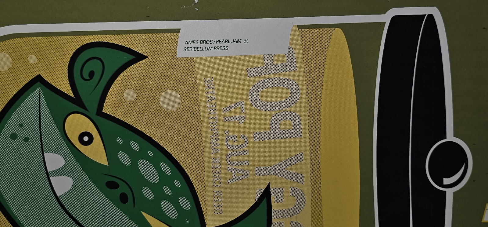 1998 Pearl Jam Noblesville IN Ames Bros Concert Poster Screen Print Deer Creek