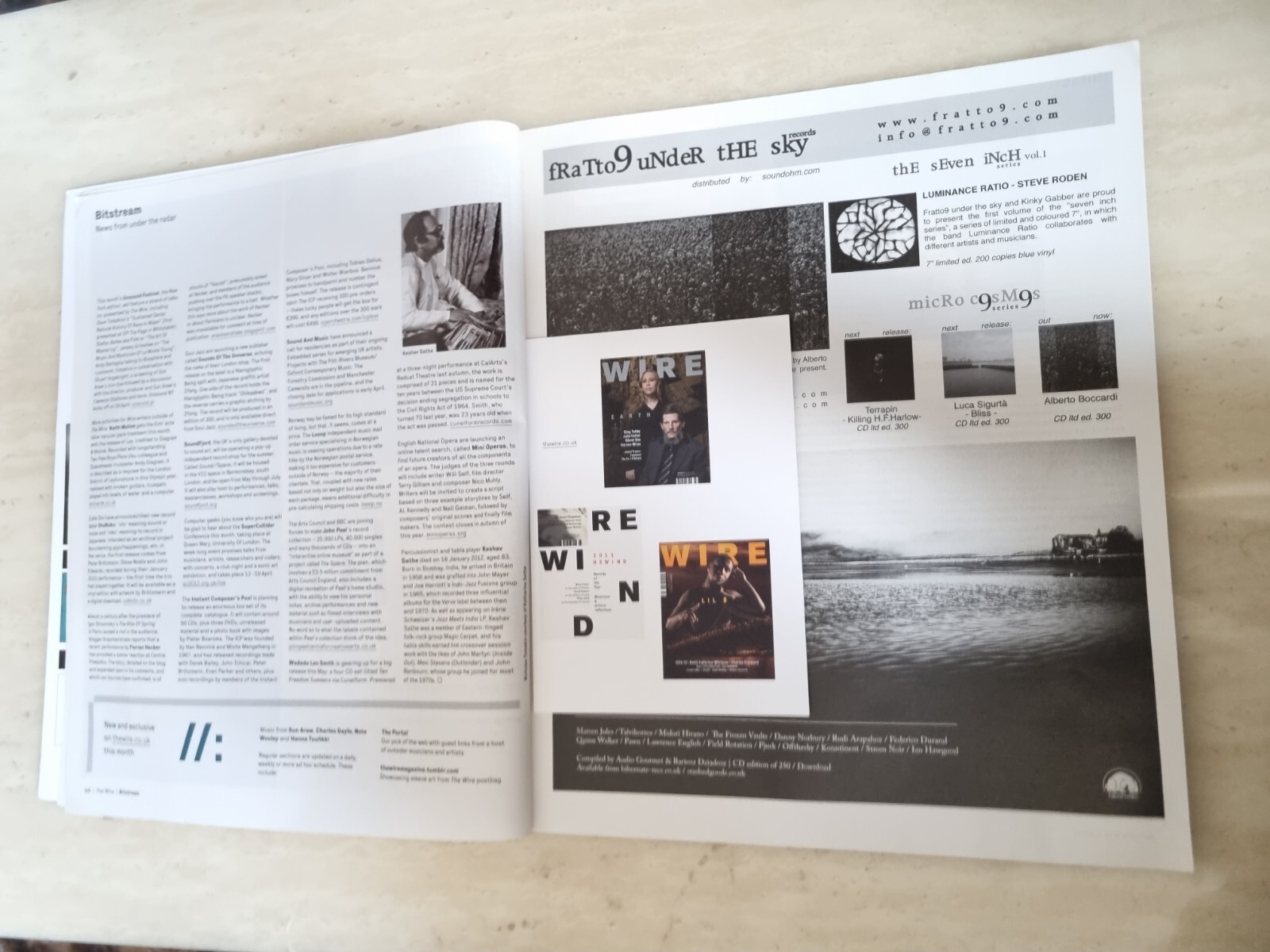 The Wire Magazine Issue 338 April 2012 Sun Araw / Conlon Nancarrow