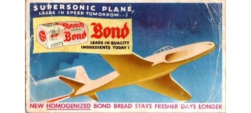Bond Bread Advertising Blotter General Baking Co 1950s Paper Americana