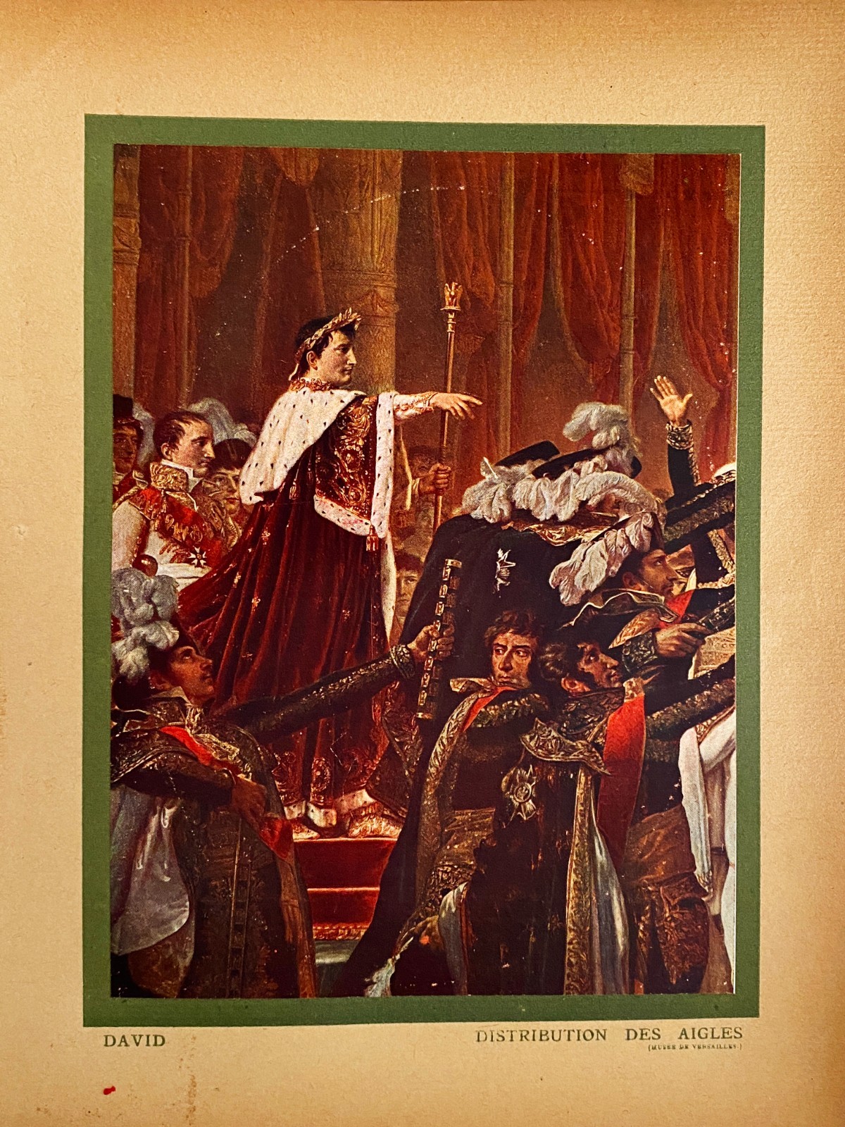 Napoleon Chromolith0 1920 – The Distribution Of Eagles – David