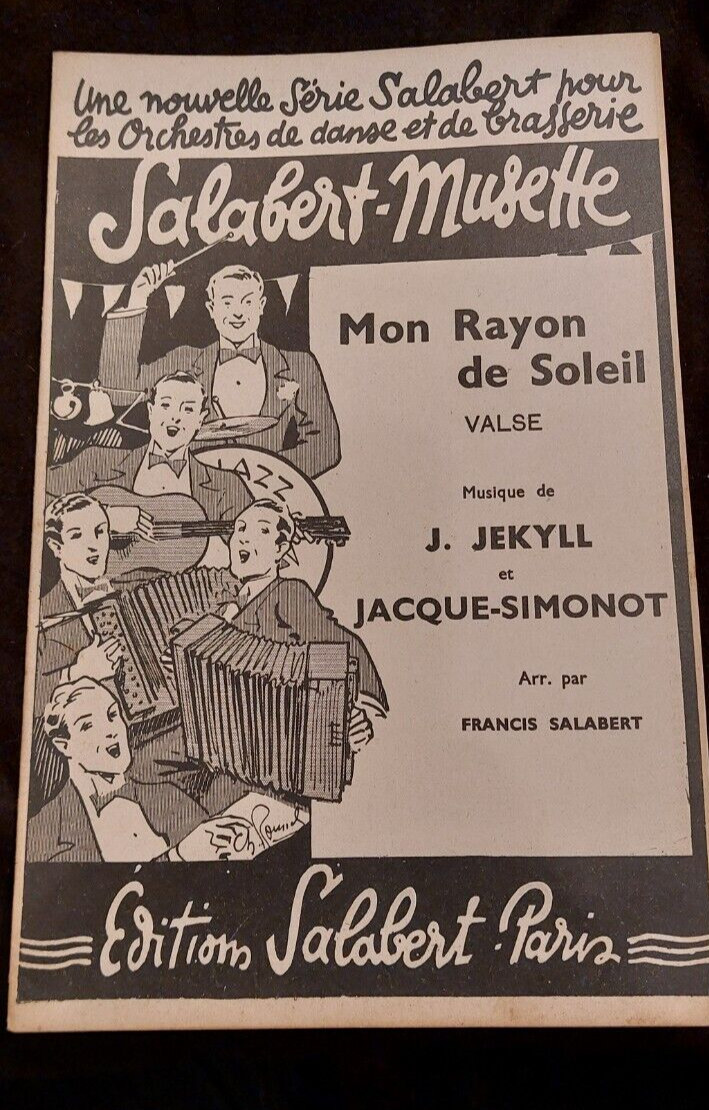 Partition My Sunshine Waltz Jekyll Simonot Salabert Sheet Music