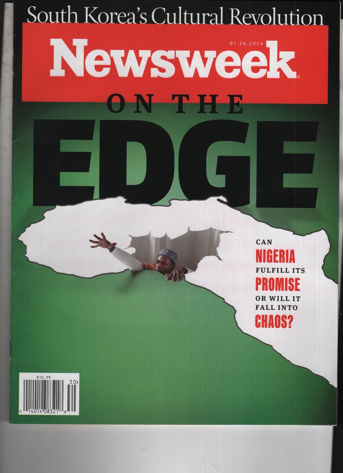 NIGERIA ON THE EDGE NEWSWEEK MAGAZINE JULY 26 2024 NO LABEL