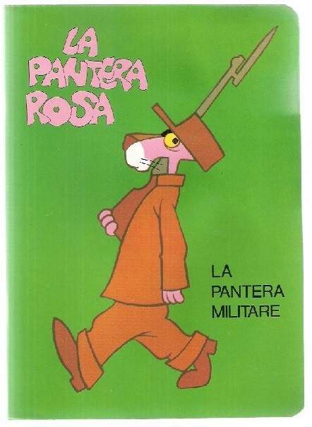 Pink Panther Lined Notebook Pigna 1977 Military Panther