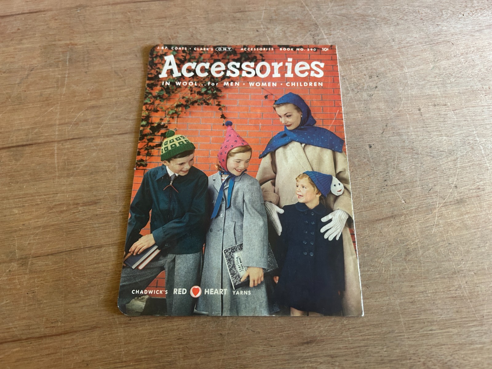 Chadwick’s Red Heart Yarns Catalog Accessories Booklet 1952 No. 290 Vintage