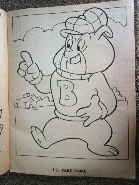 Playmore Inc. MARTY MOUSE Giant Coloring Book Playmore – Unused ~ A16