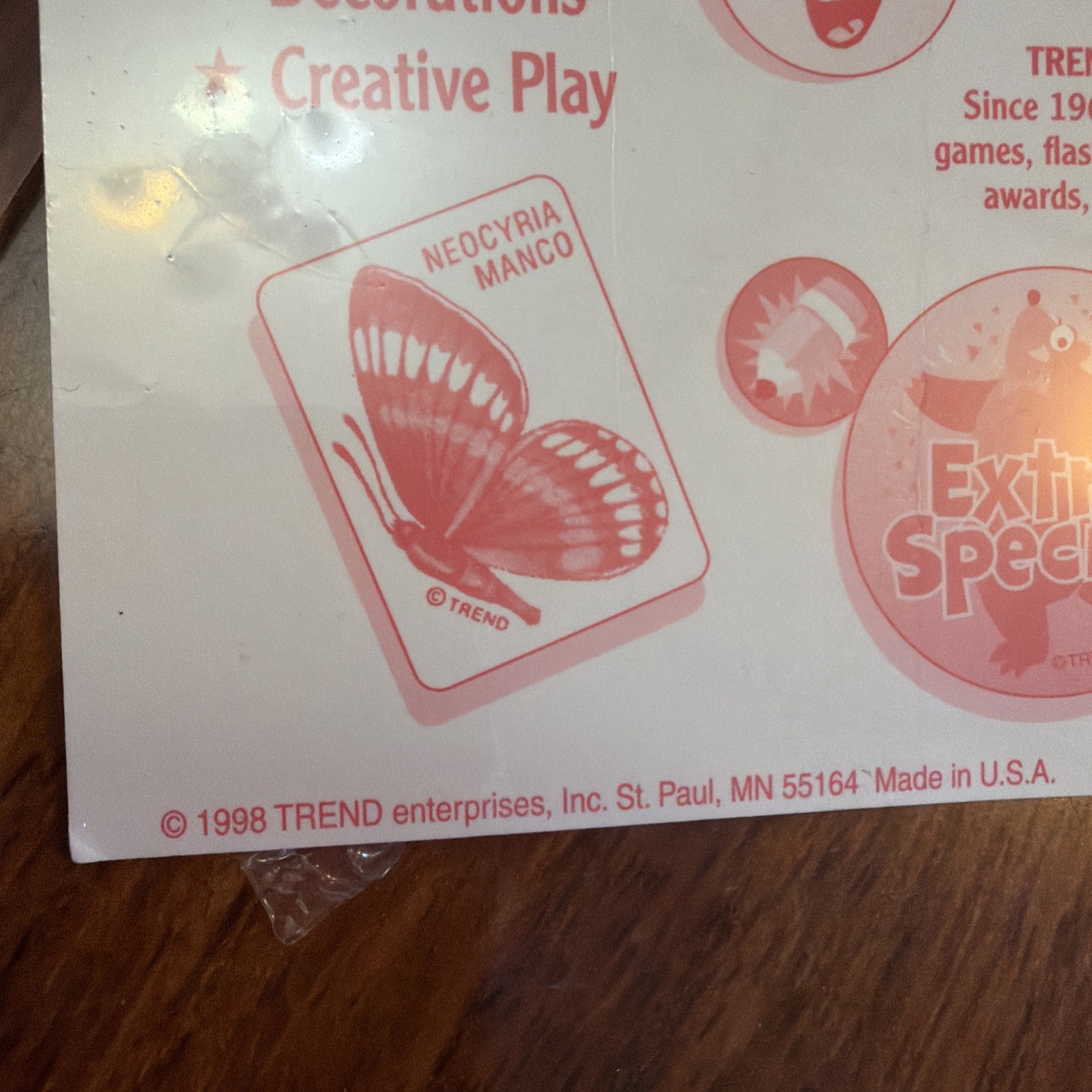 Vintage Trend Scratch ‘N Sniff Stinky Stickers Licorice Butterscotch 4 Packs