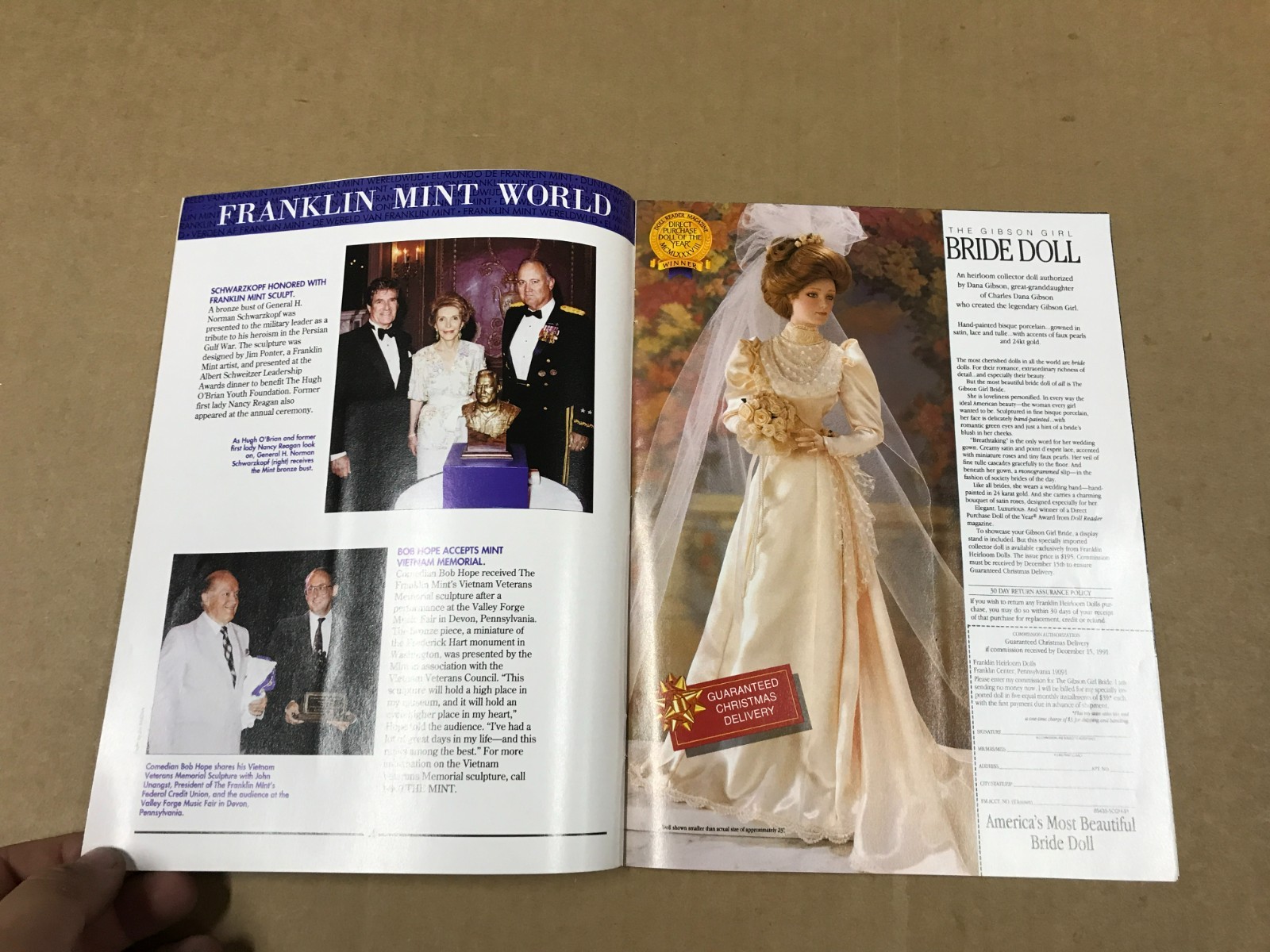 Vintage The Franklin Mint Almanac – Fall 1991