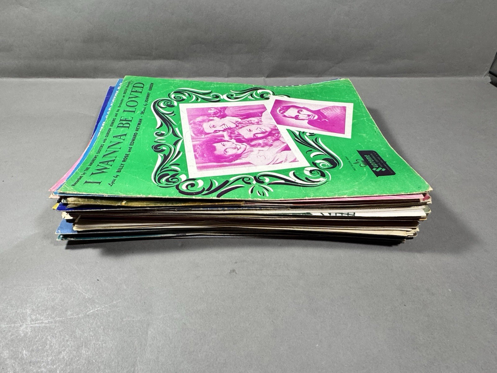 Lot 0f 85+ Vintage Sheet Music Pieces Old Music Sheetmusic Oldies Piano
