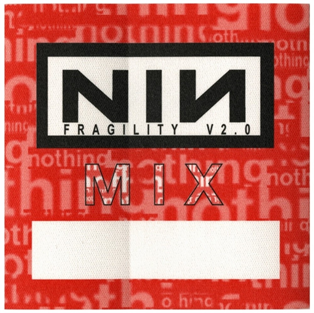 Nine Inch Nails 2000 The Fragile concert tour collectible Backstage Pass