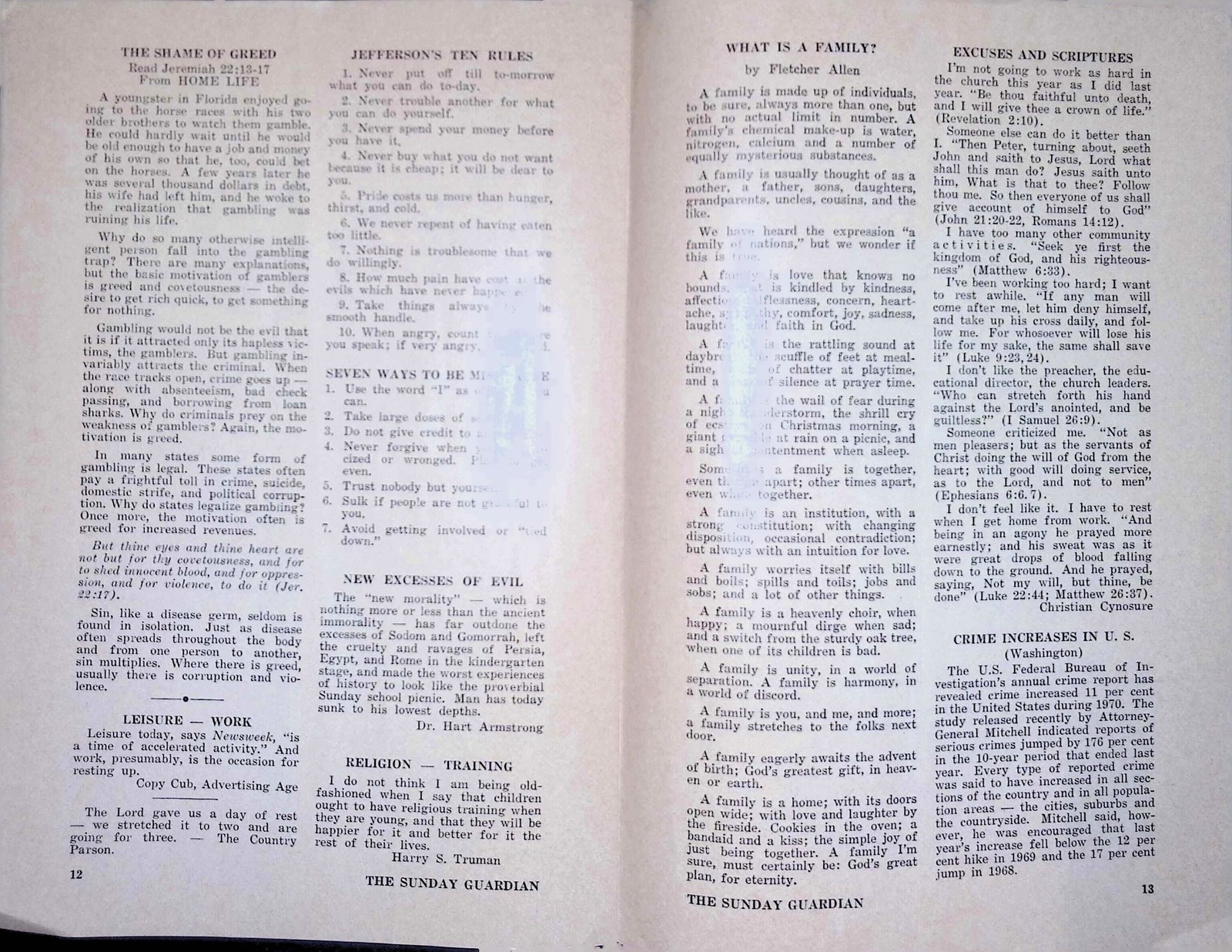 The Sunday Guardian Religious Periodical c1910 Progressive Era Sermons